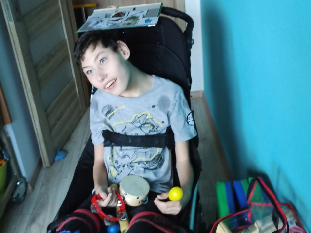 Wojtek z prezentami Wojtek z prezentami